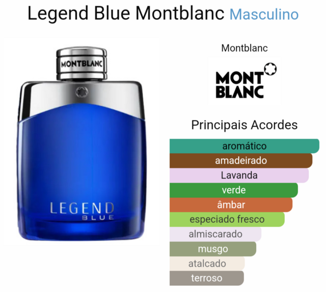 Miniatura Perfume Original Montblanc Legend Blue Eau de Parfum 4,5 ml