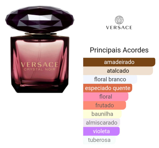 Miniatura Perfume Versace Cristal Noir Eau de Toilette 5 ml