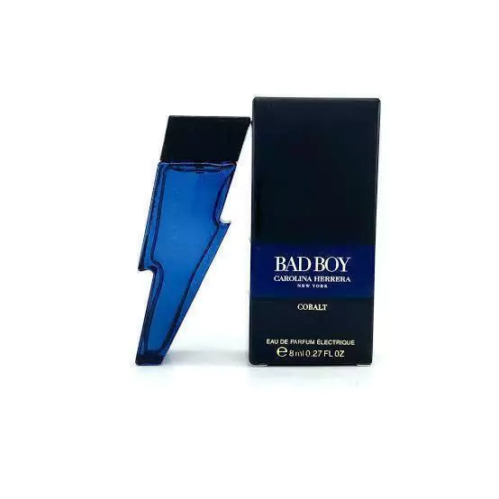 Miniatura Perfume Original BadBoy Cobalt Eau de Parfum Electrique Carolina Herrera 8 ml