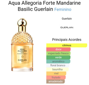 Miniatura Perfume Aqua Allegoria Guerlain Mandarine Basilic Forte 7,5 ml