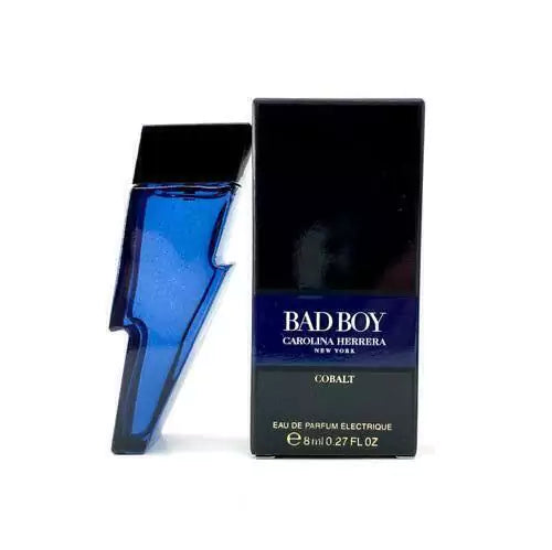Miniatura Perfume Original BadBoy Cobalt Eau de Parfum Electrique Carolina Herrera 8 ml