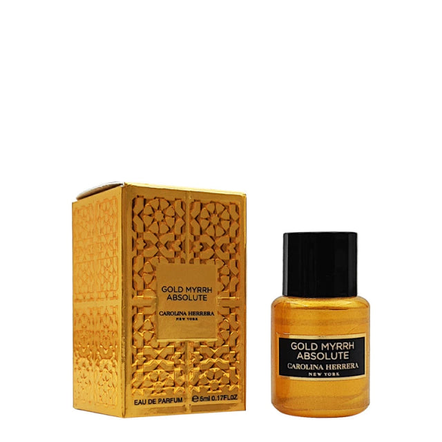 Miniatura Perfume Original Gold Myrrh Absolute Eau de Parfum Confidencial Carolina Herrera 5 ml