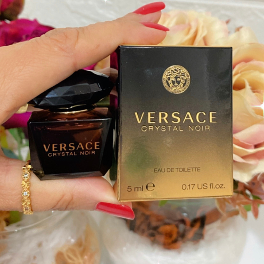 Miniatura Perfume Versace Cristal Noir Eau de Toilette 5 ml