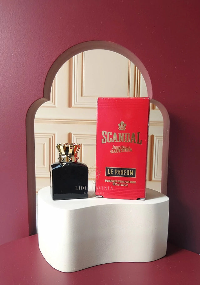 Miniatura Perfume Original Scandal Pour Homme Lê Parfum Eau de Parfum Intense 7 ml Jean Paul Gaultier