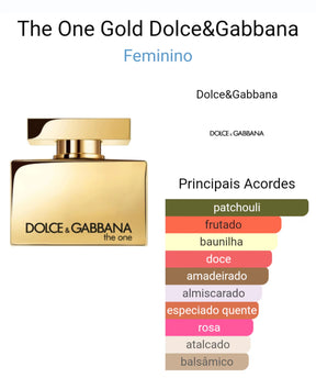 Miniatura Perfume Original The One Gold Intense Eau de Parfum 5 ml Dolce & Gabbana