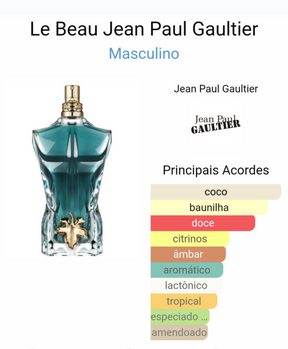 Miniatura Perfume Original Le Beau Eau de Toilette Jean Paul Gaultier 7 ml